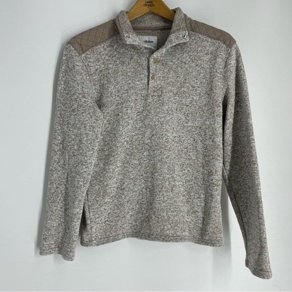 Goodfellow & Co Other - Goodfellow Jacket Mens Small Grey Quarter Zip‎ Up Collared Polyester Winter Coat